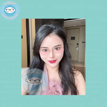 Gọng kính kim loại mã 6193